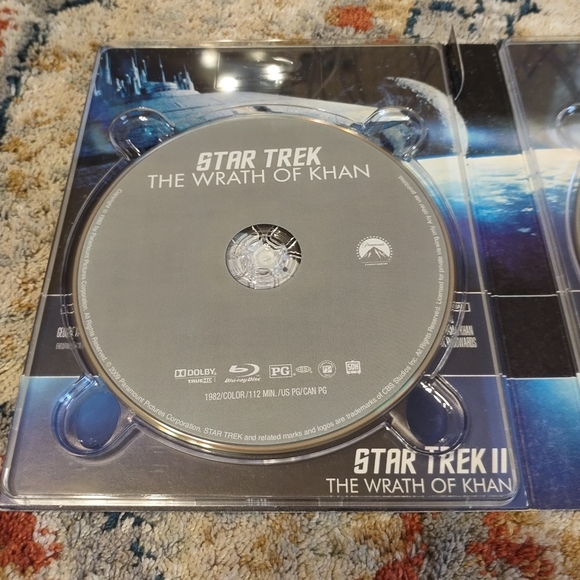 Star Trek Motion Picture Trilogy Set Of 3 Blu-Ray DVDs Complete Set - Picture 4 of 6